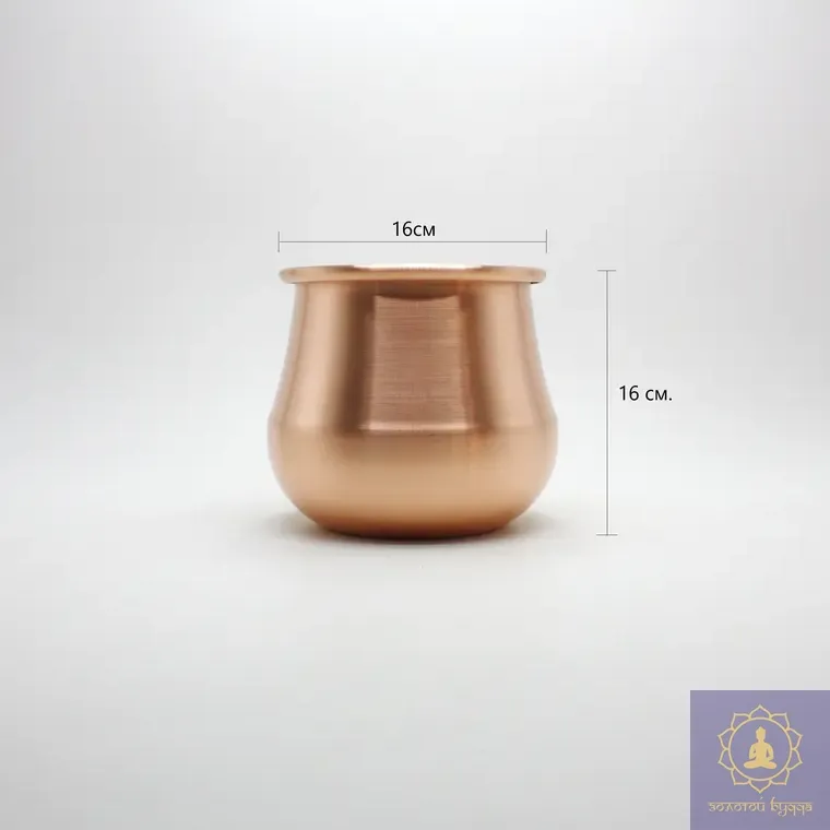 Вогняна мідна банка 16 см.
