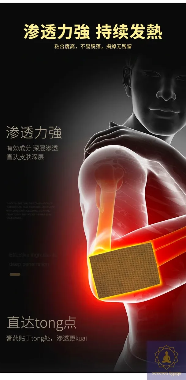 Зігріваючий пластир Дев'ять Отрут Виганяючих Вітер