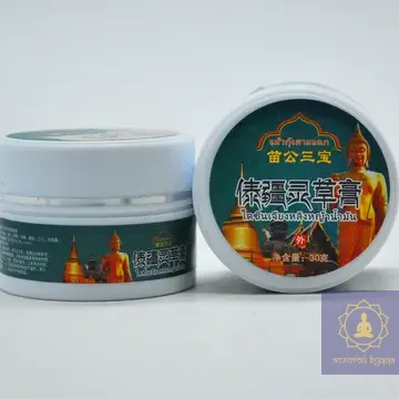 Трав'яний масажний бальзам Miao Gong San Bao з ментолом та камфорою, 30 г