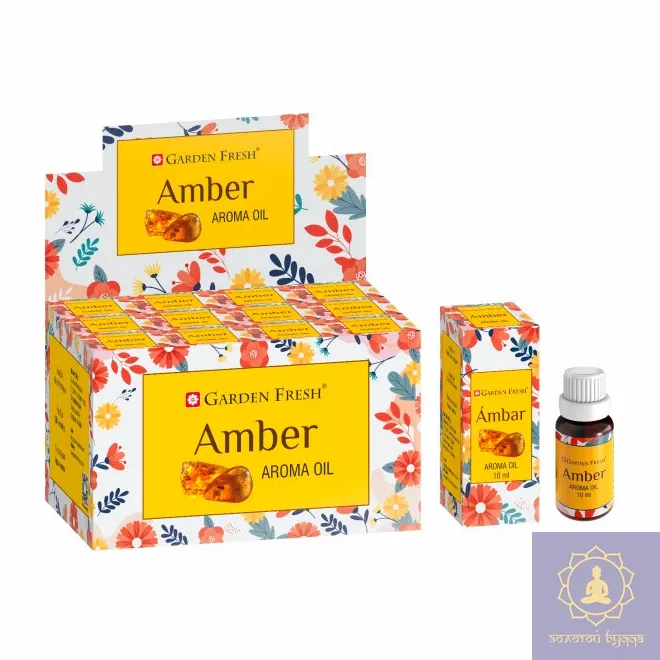 АРОМАТИЧНА ОЛІЯ АМБР GARDEN FRESH AMBER 10ML.