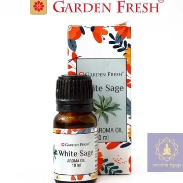 АРОМАТИЧЕСКОЕ МАСЛО БЕЛЫЙ ШАЛЛ GARDEN FRESH WHITE SAGE OIL 10ML.