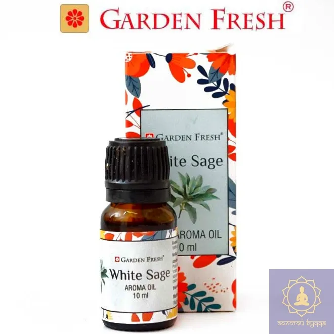 АРОМАТИЧНА ОЛІЯ БІЛА ШАВЛІЯ GARDEN FRESH WHITE SAGE OIL 10ML.