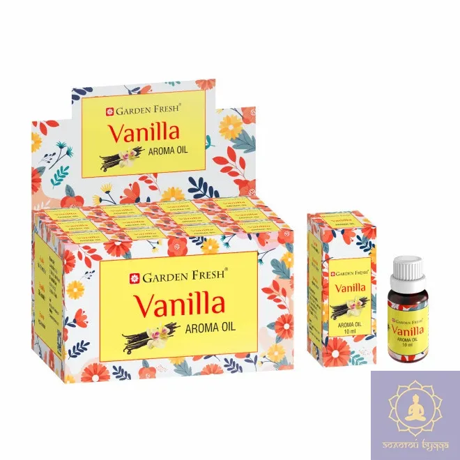 АРОМАТИЧНА ОЛІЯ ВАНІЛЬ GARDEN FRESH VANILLA OIL 10ML.