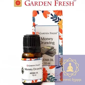 АРОМАТИЧНА ОЛІЯ ЗАЛУЧЕННЯ ГРОШЕЙ GARDEN FRESH MONEY DRAWING OIL 10ML.