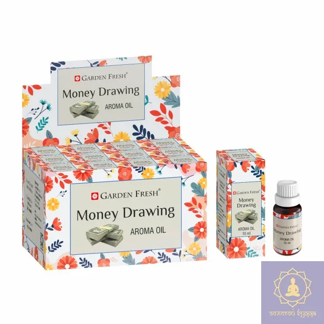 АРОМАТИЧНА ОЛІЯ ЗАЛУЧЕННЯ ГРОШЕЙ GARDEN FRESH MONEY DRAWING OIL 10ML.