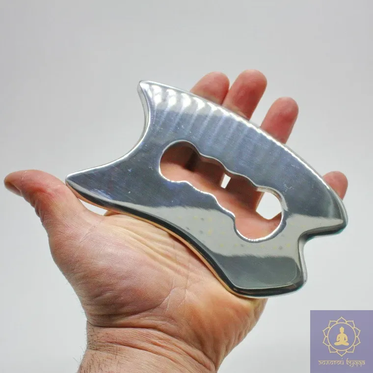 Масажер-блейд із нержавіючої сталі 304, 155×100×6 мм, 430 г