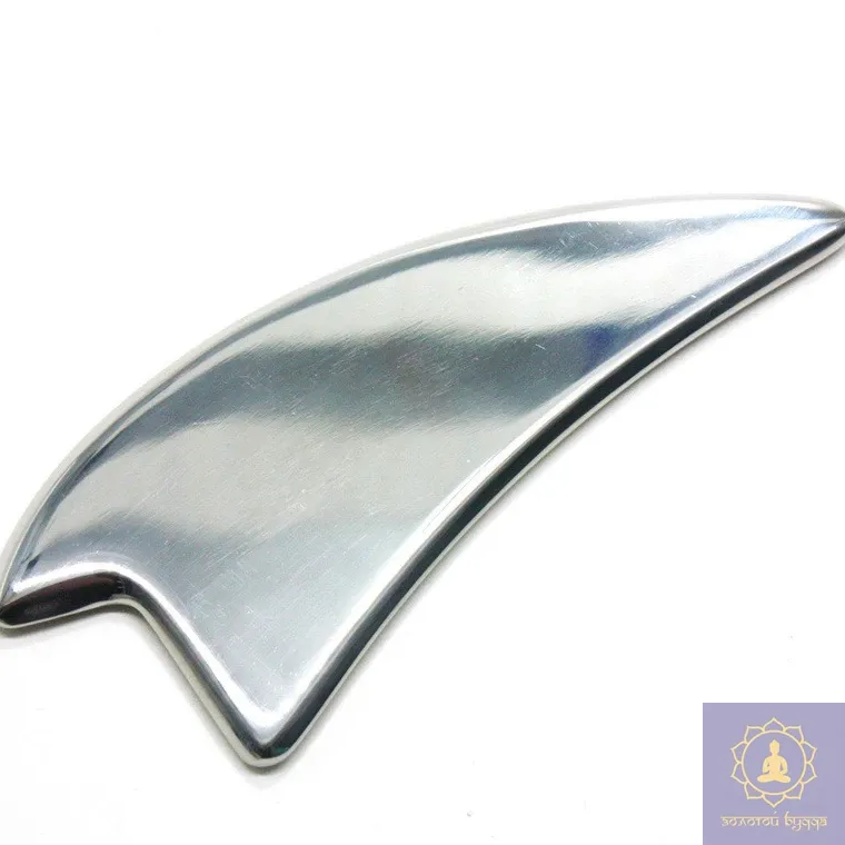 Скребок гуаша із нержавіючої сталі 304, 135×55×6 мм