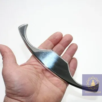 Скребок гуаша из нержавеющей стали 304 «Морской конёк», 20,5 × 4 см