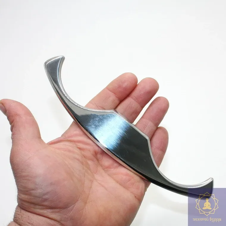 Скребок гуаша з нержавіючої сталі 304 «Морський коник», 20,5×4 см