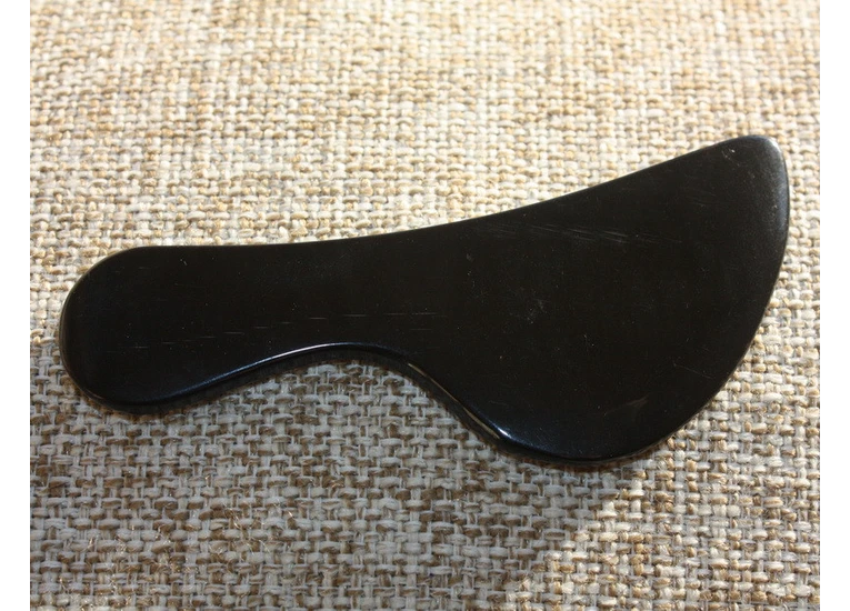 Скребок Гуаша кость-рог буйвола ножичек