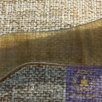 Скребок Гуаша кость-рог буйвола волна светлая