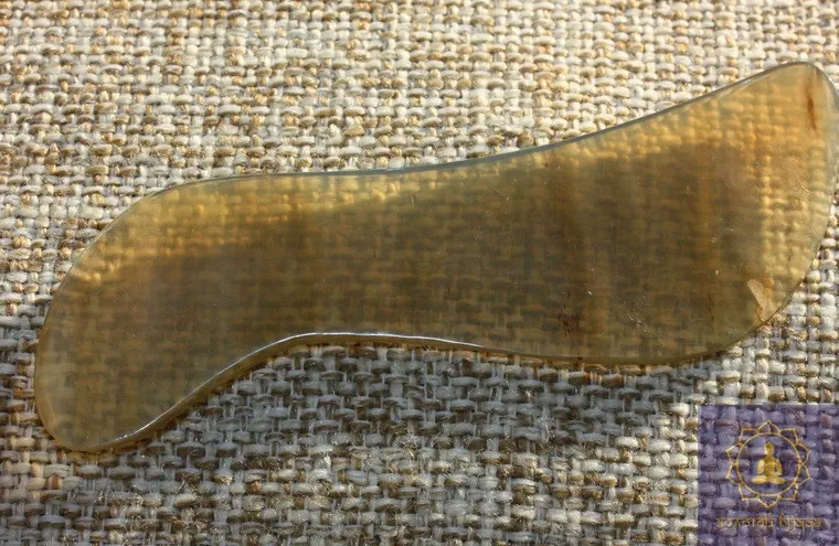 Скребок Гуаша кістка-ріг буйвола хвиля світла