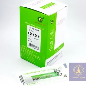 Иглы акупунктурные 0.25*25 для стерильной рефлексотерапии 500 шт.