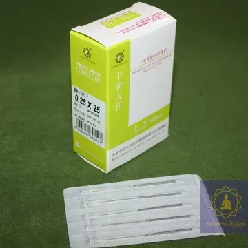Иглы Zhongyan Taihe для акупунктуры и рефлексотерапии 0,25*25 мм 100 игл