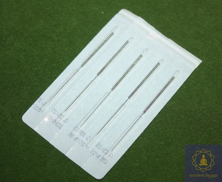 Голки Zhongyan Taihe для акупунктури та рефлексотерапії 0,25*25 мм 100 голок