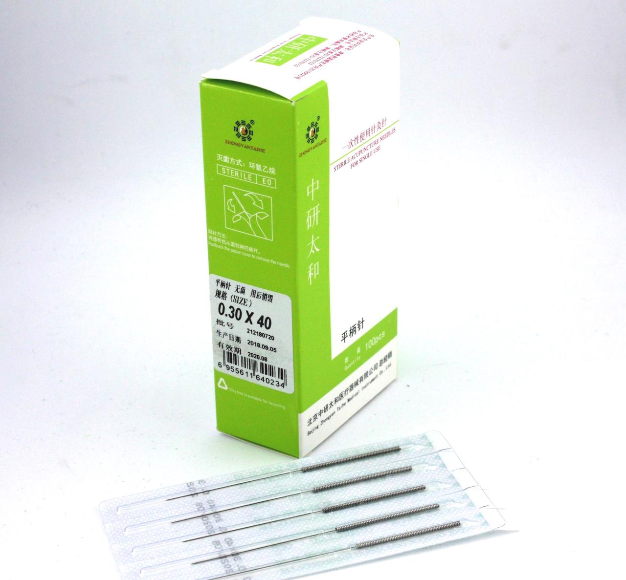 Стальные стерильные иглы