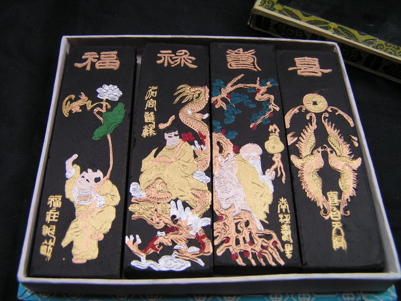 Каллиграфии, наборы, тушь, кисти. бумага