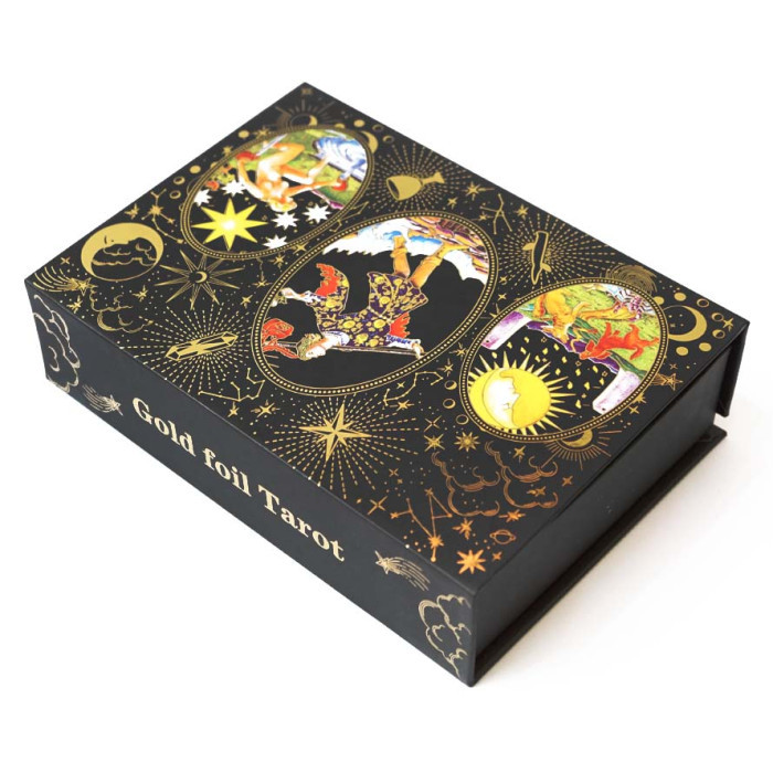 НАБОР З КАРТАМИ ТАРО GOLD FOIL TAROT