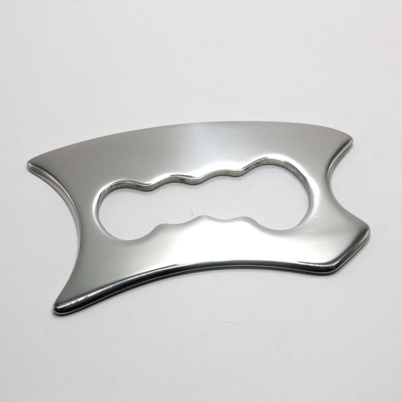 Металлический массажер-скребок из нержавеющей стали 304, 125×75×4 мм, 160 г